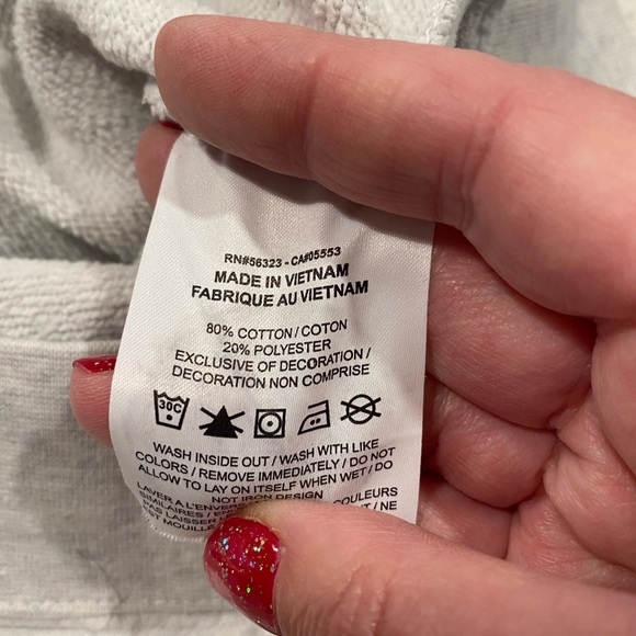 Nike Women's Medium Light Grey  Crewneck Sweatshirt - Picture 6 of 8